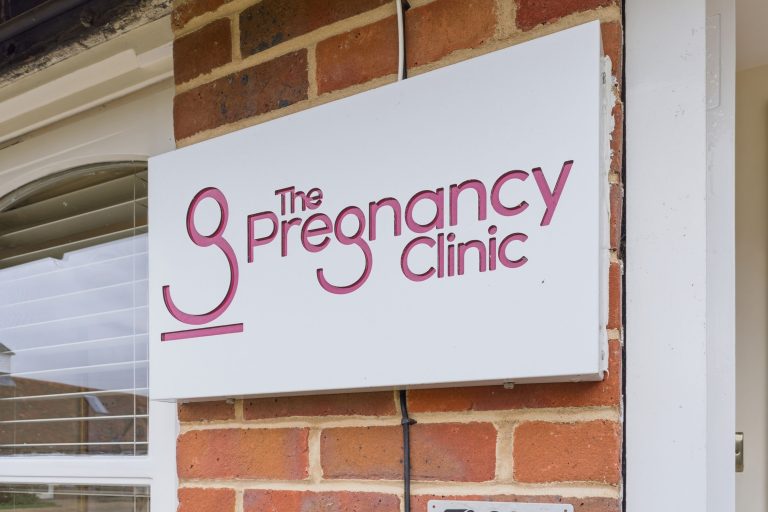 Reception at The Pregnancy Clinic in Sevenoaks, Kent